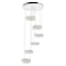 Cwi Lighting Madeline LED Chandelier With Chrome Finish 1044P24-601-R-6C - alternate 1